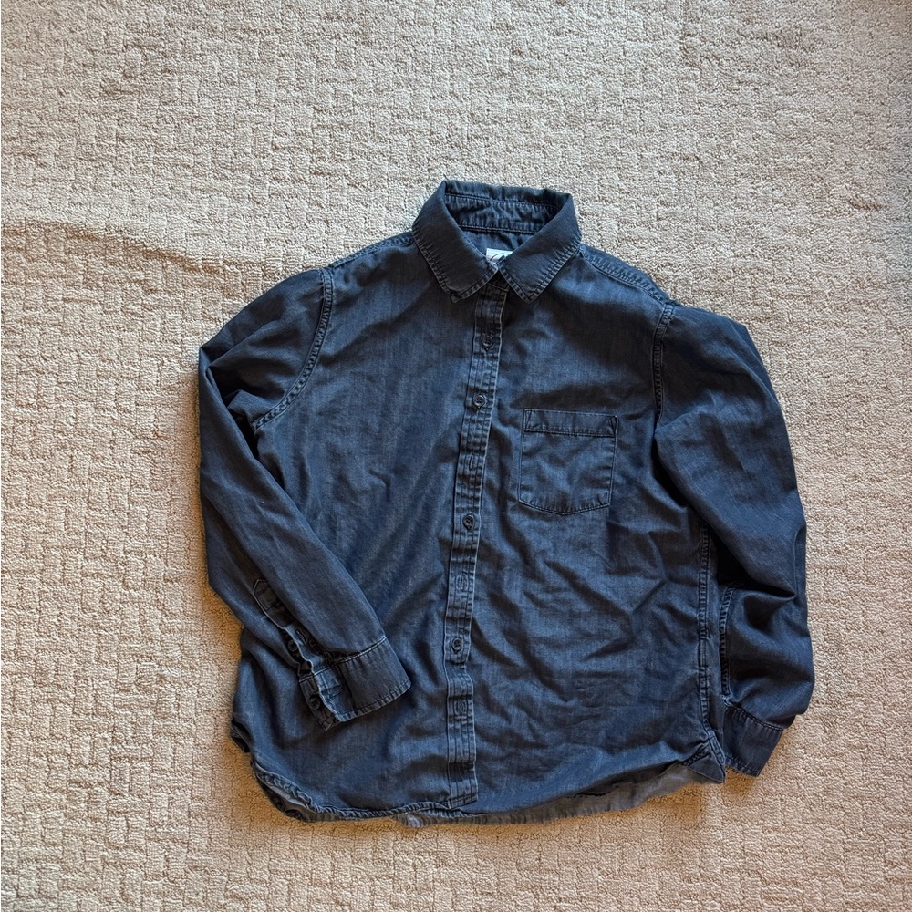 Tradlands Indigo Denim Button-Down Shirt
